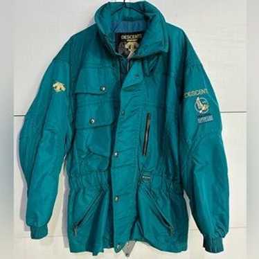 ▪️80’s【DESCENTE】 DOWN JACKET Vintage 80s Descente Ski Jacket XL Purple Retro Insulated