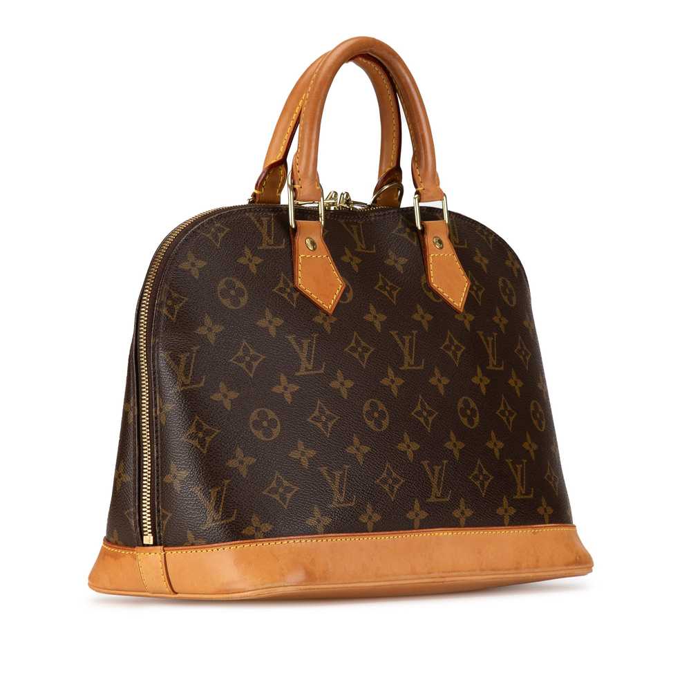 Brown Louis Vuitton Monogram Alma PM Handbag - image 2