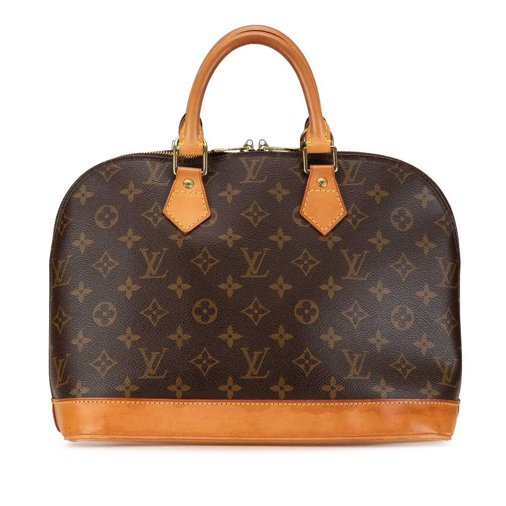 Brown Louis Vuitton Monogram Alma PM Handbag - image 3