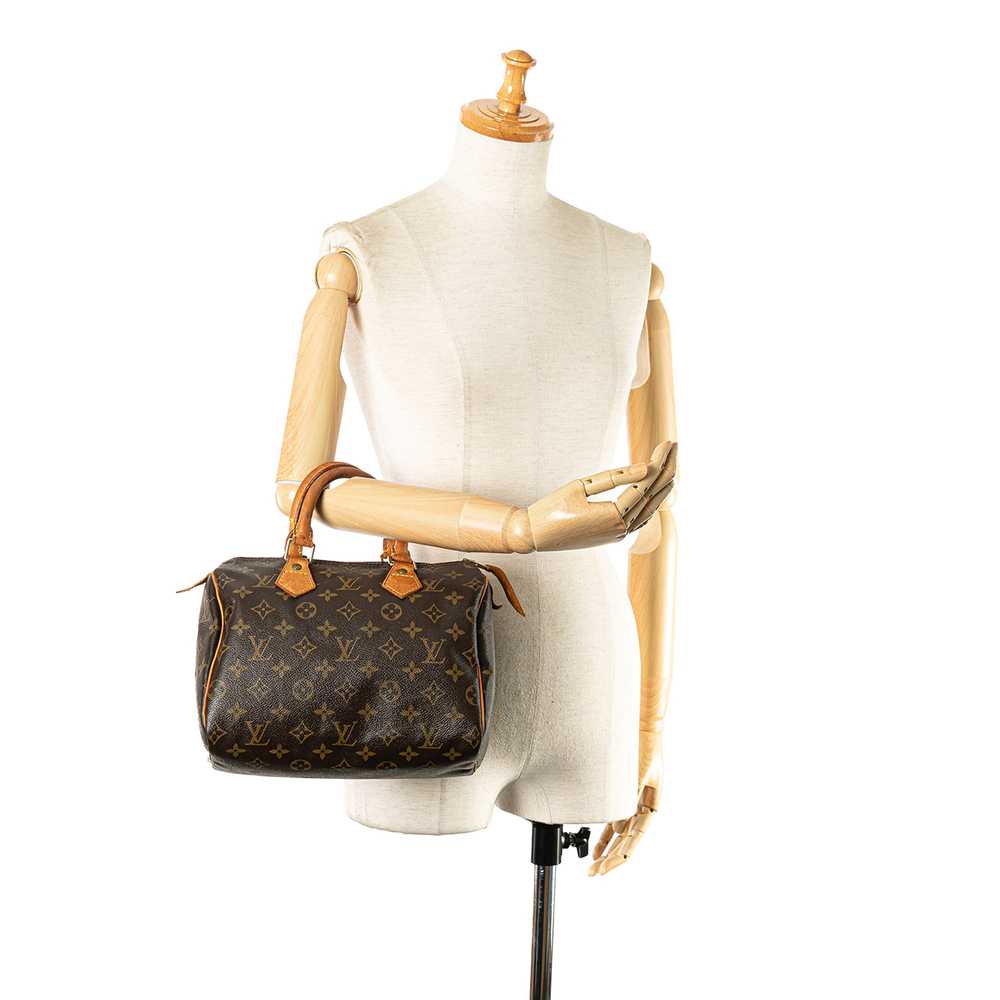 Brown Louis Vuitton Monogram Speedy 25 Boston Bag - image 10