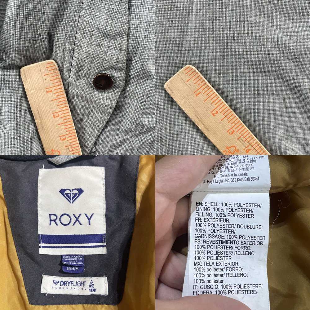 Vintage roxy dry flight womens size m hooded full… - image 8