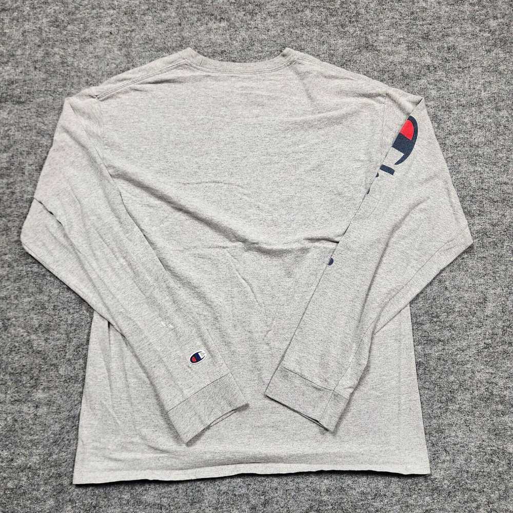 Champion CHAMPION T-Shirt Men's Large Gray Long S… - image 2