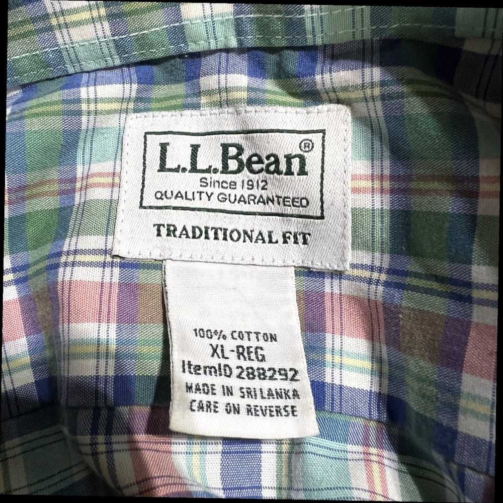 Vintage ll bean mens size XL traditional fit mult… - image 6