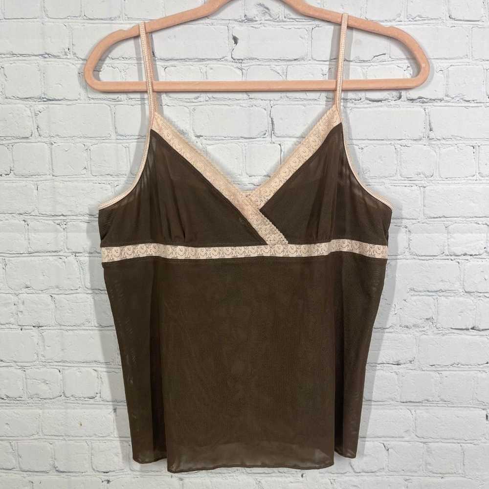 Old Navy Intimates Camisole Top Womens XL Brown P… - image 1