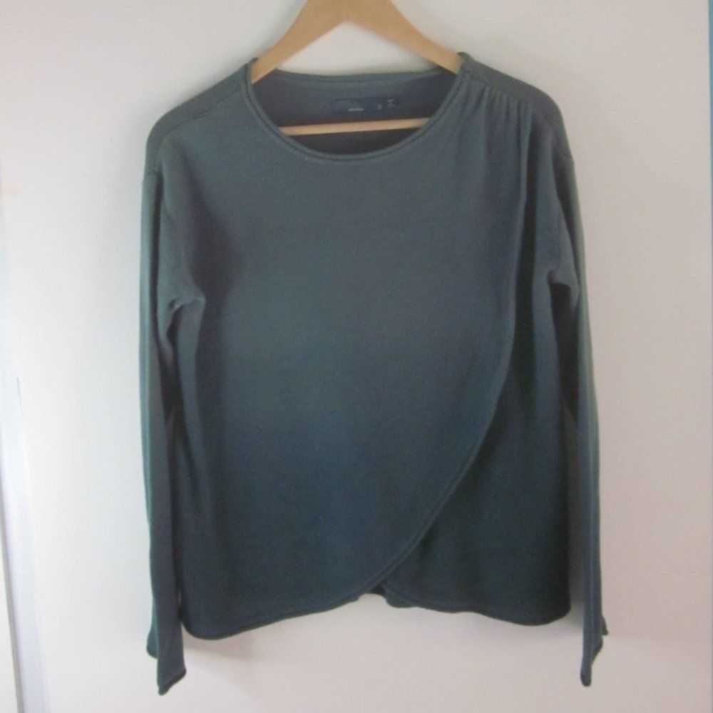 Prana Prana Green Ombre Cotton Sweater Size S - image 2