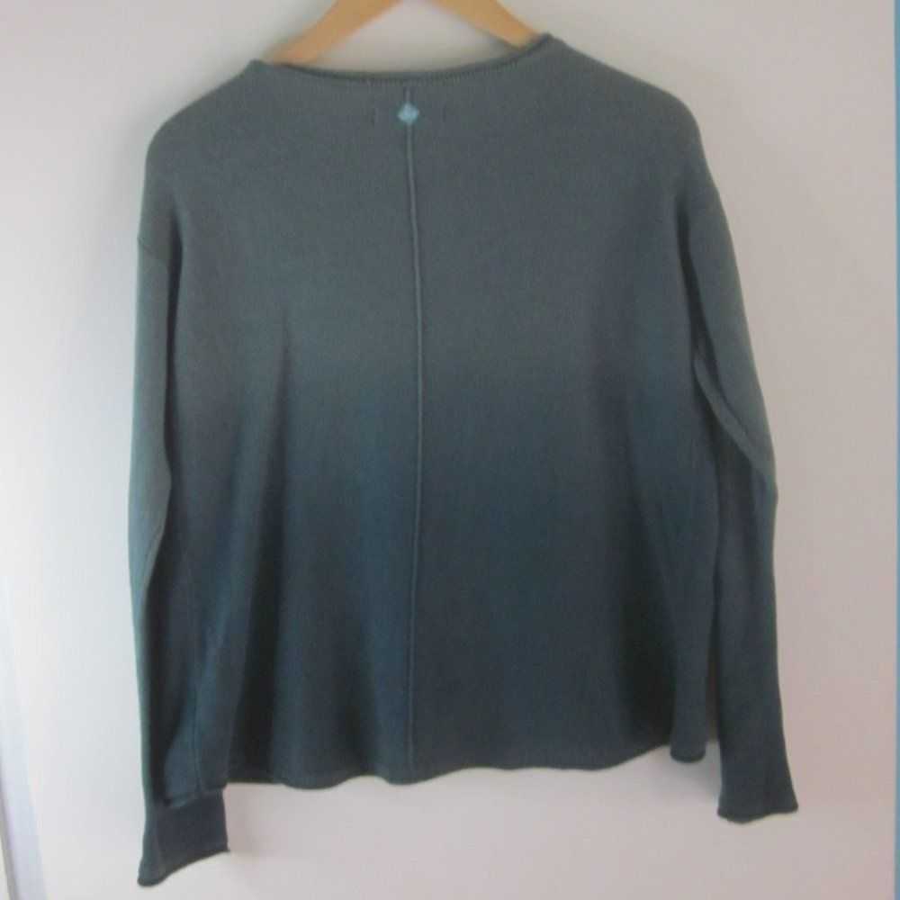 Prana Prana Green Ombre Cotton Sweater Size S - image 8