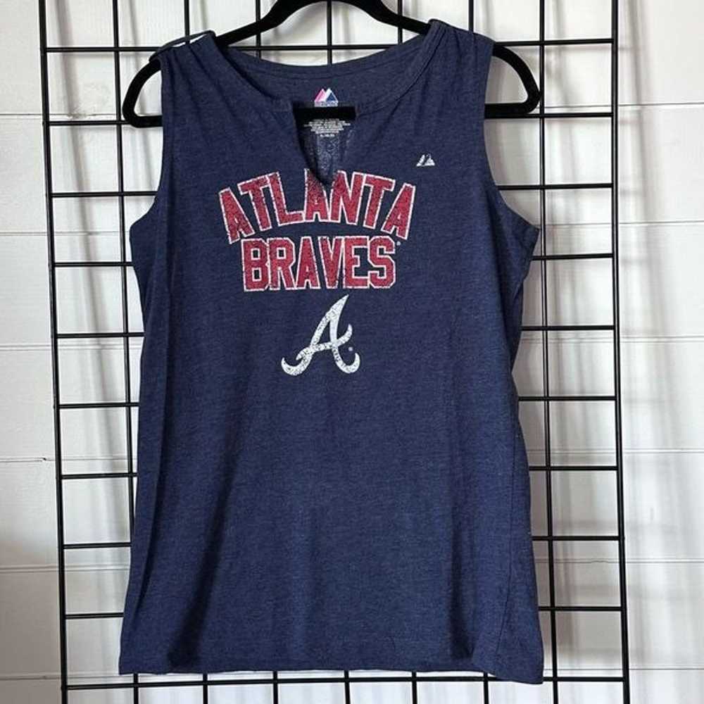 Vintage Chipper Jones Atlanta Braves Tank Top Wom… - image 2