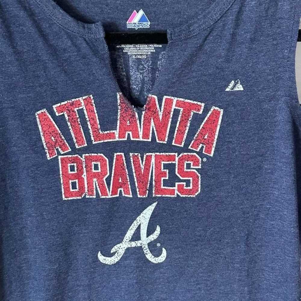 Vintage Chipper Jones Atlanta Braves Tank Top Wom… - image 3