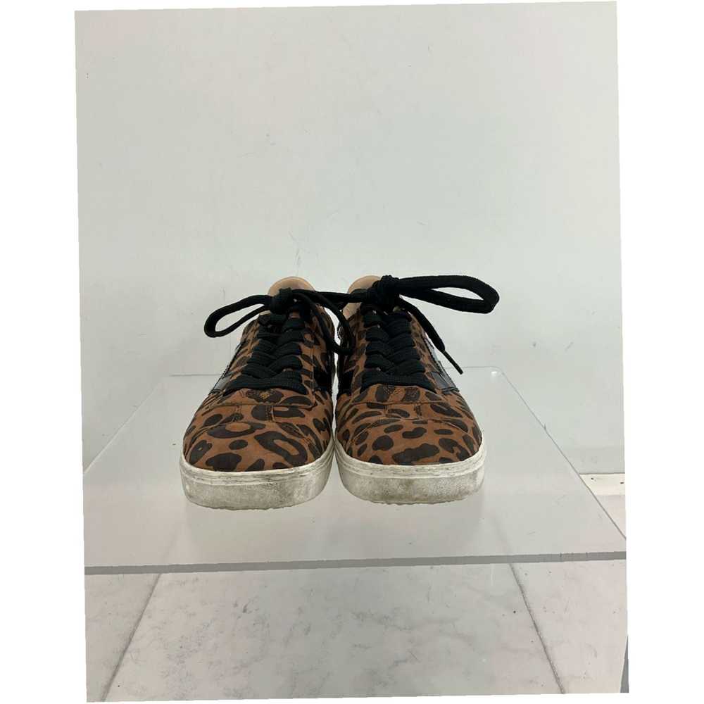 Stuart Weitzman Brown and Black Leopard Print Sue… - image 1