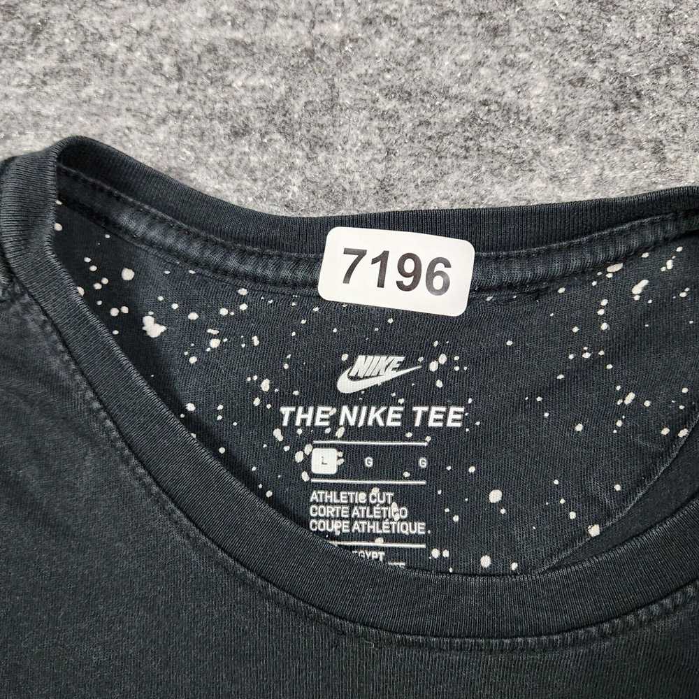 Nike NIKE T-Shirt Men's L Black Short Sleeve Crew… - image 3