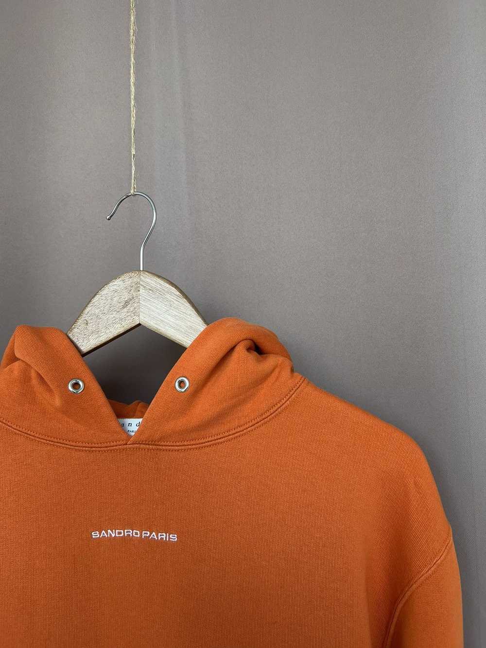 Sandro × Streetwear Sandro Paris Hoodie Logo Swea… - image 6