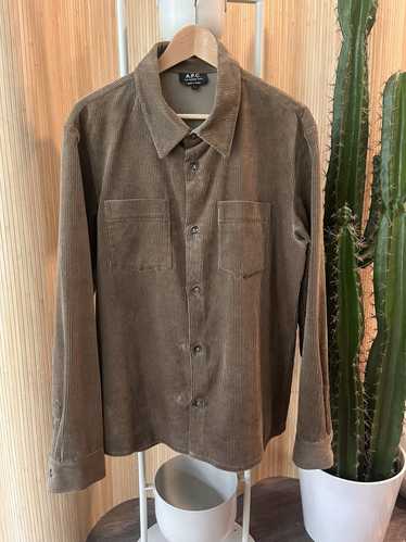 A.P.C. Corduroy Long Sleeve Button Up