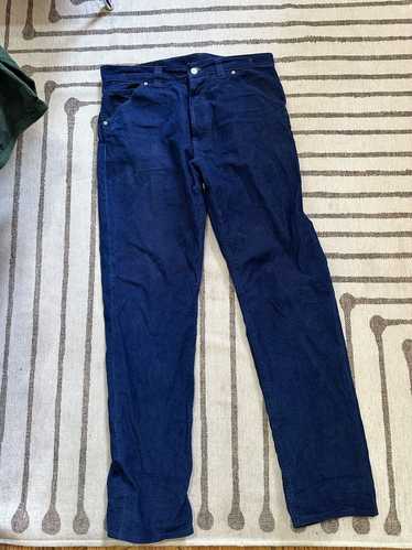 Drakes Drake's Blue Corduroy Pants - 34