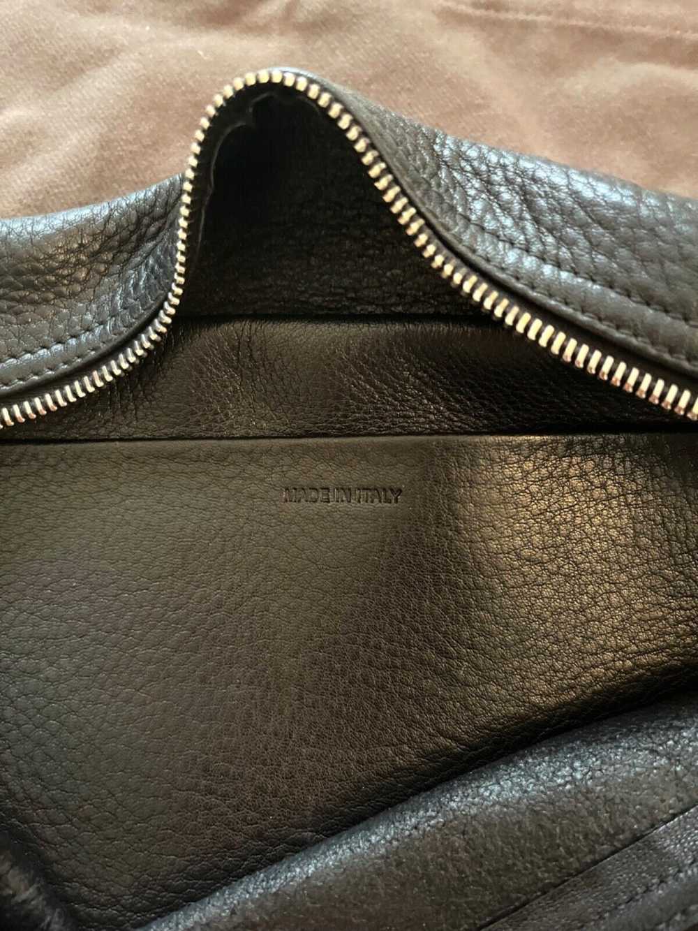 Rick Owens Rick Owens Black Leather Bum Bag - image 10