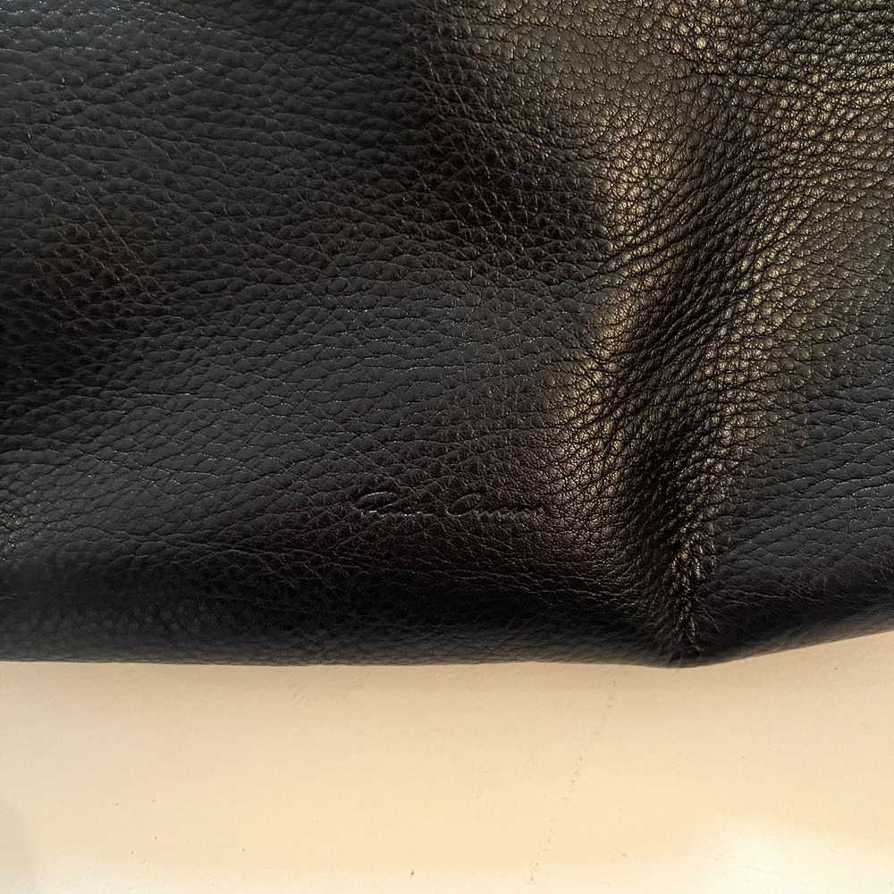 Rick Owens Rick Owens Black Leather Bum Bag - image 4