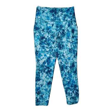 Athleta Athleta Women's S Leggings Aqua Tie Dye S… - image 1