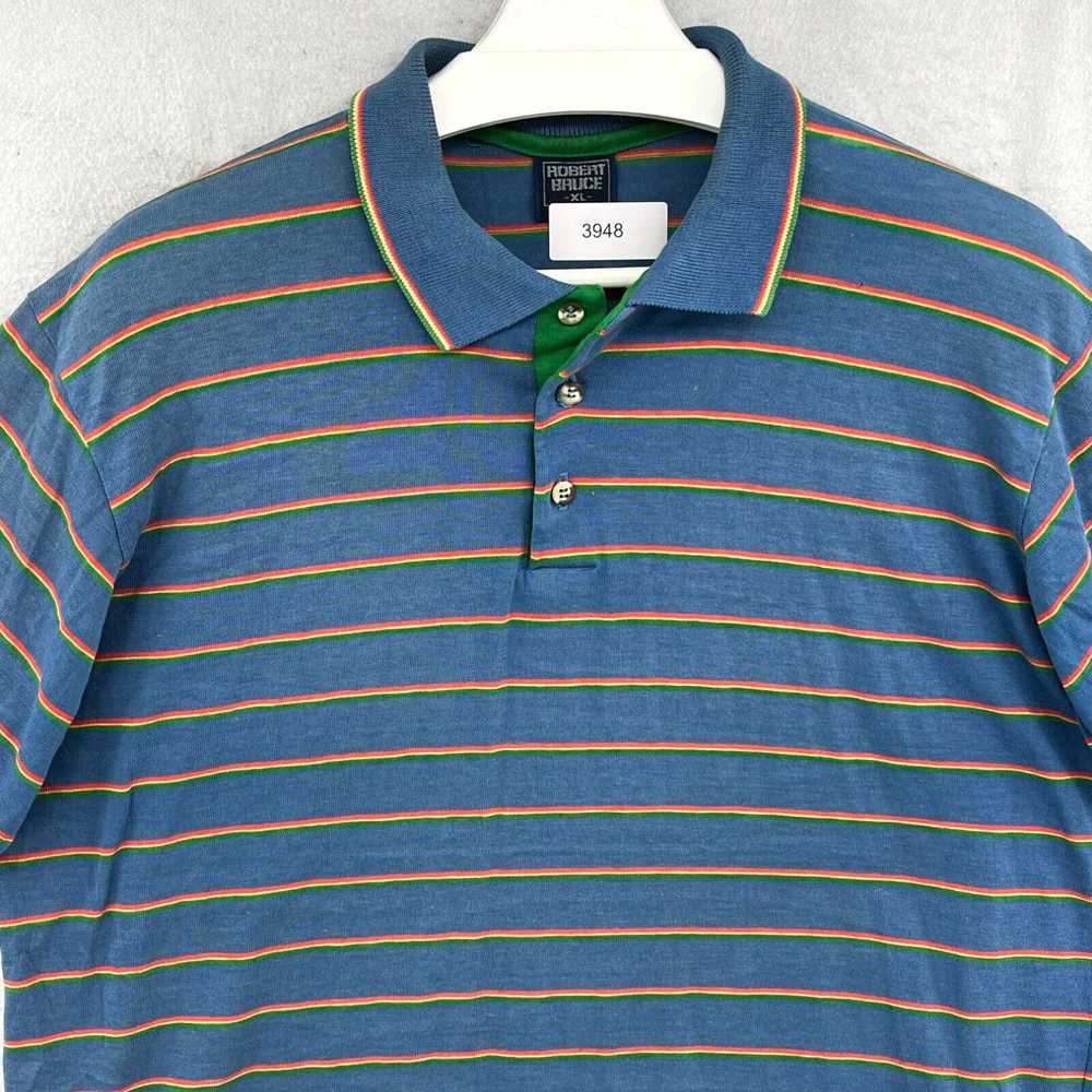 Vintage Vintage ROBERT BRUCE Polo GOLF SHIRT Men'… - image 3