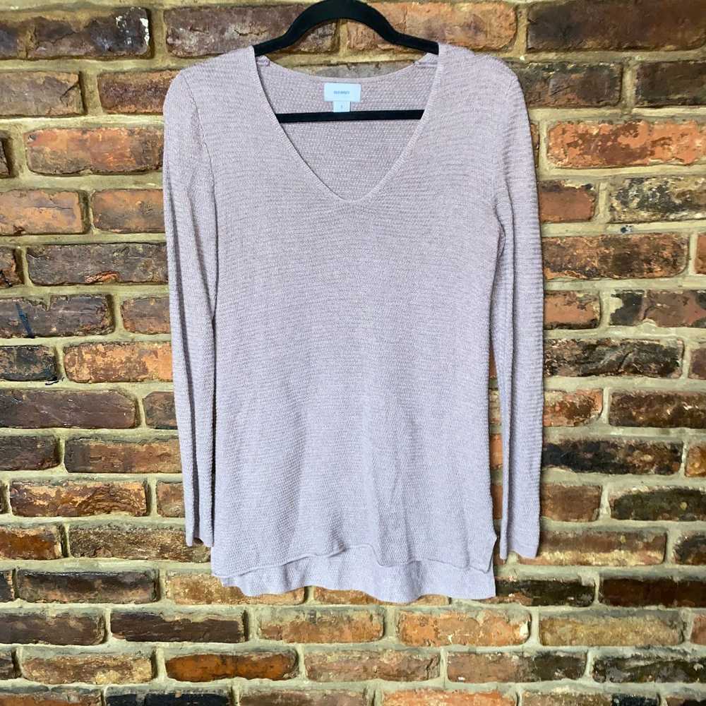 Old Navy Old Navy Mauve Pullover Knit V-Neck Swea… - image 1