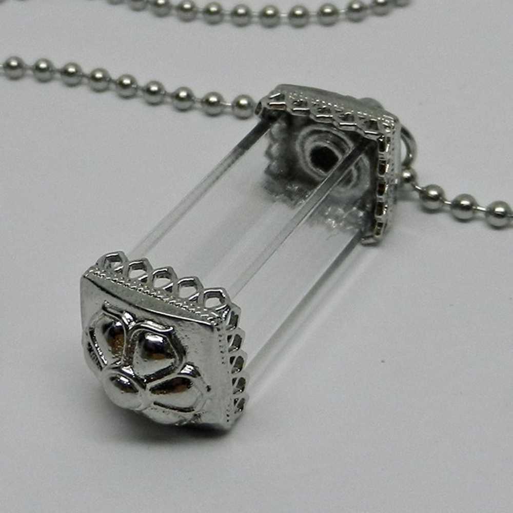 Cremation Urn Necklace Ashes Holder Clear Vessel … - image 1