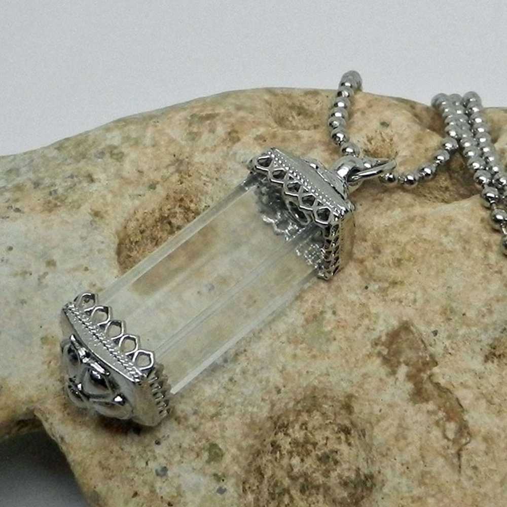 Cremation Urn Necklace Ashes Holder Clear Vessel … - image 2