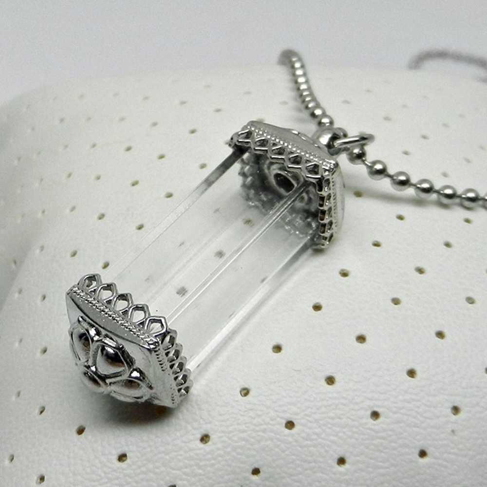 Cremation Urn Necklace Ashes Holder Clear Vessel … - image 3