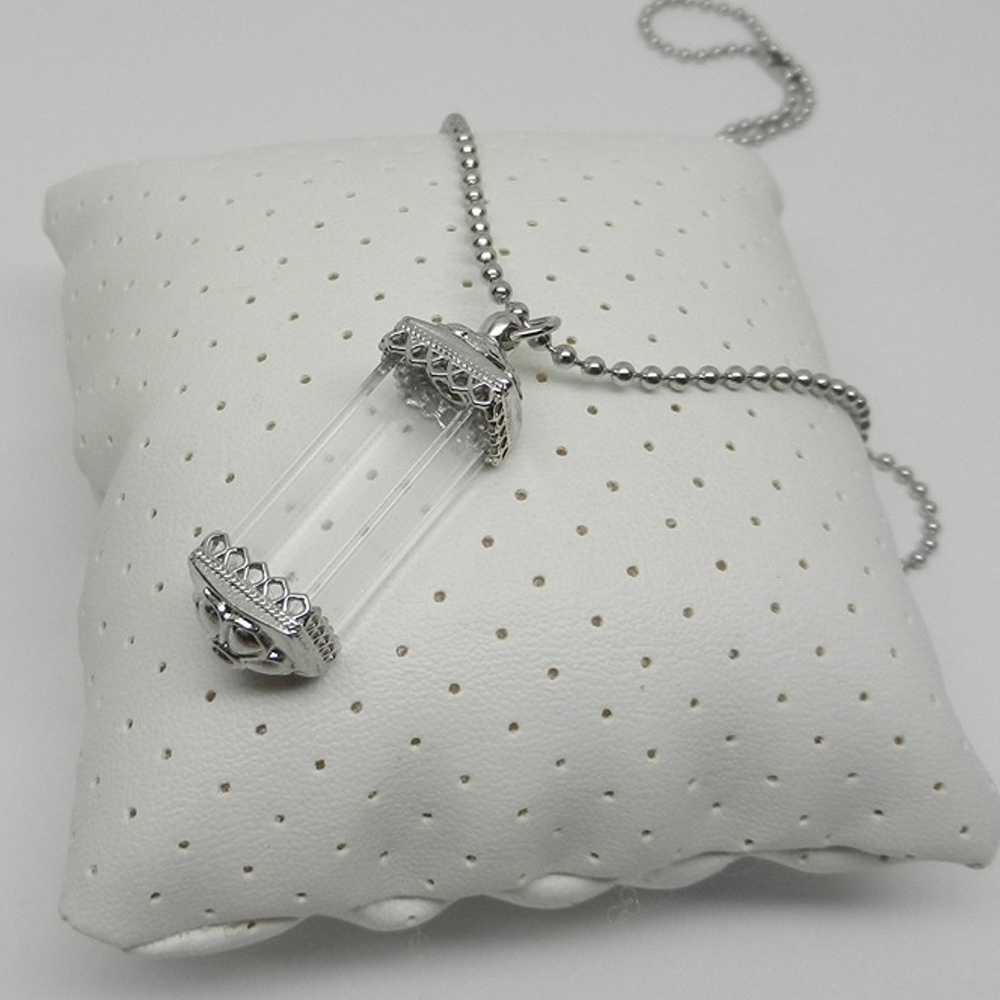 Cremation Urn Necklace Ashes Holder Clear Vessel … - image 4