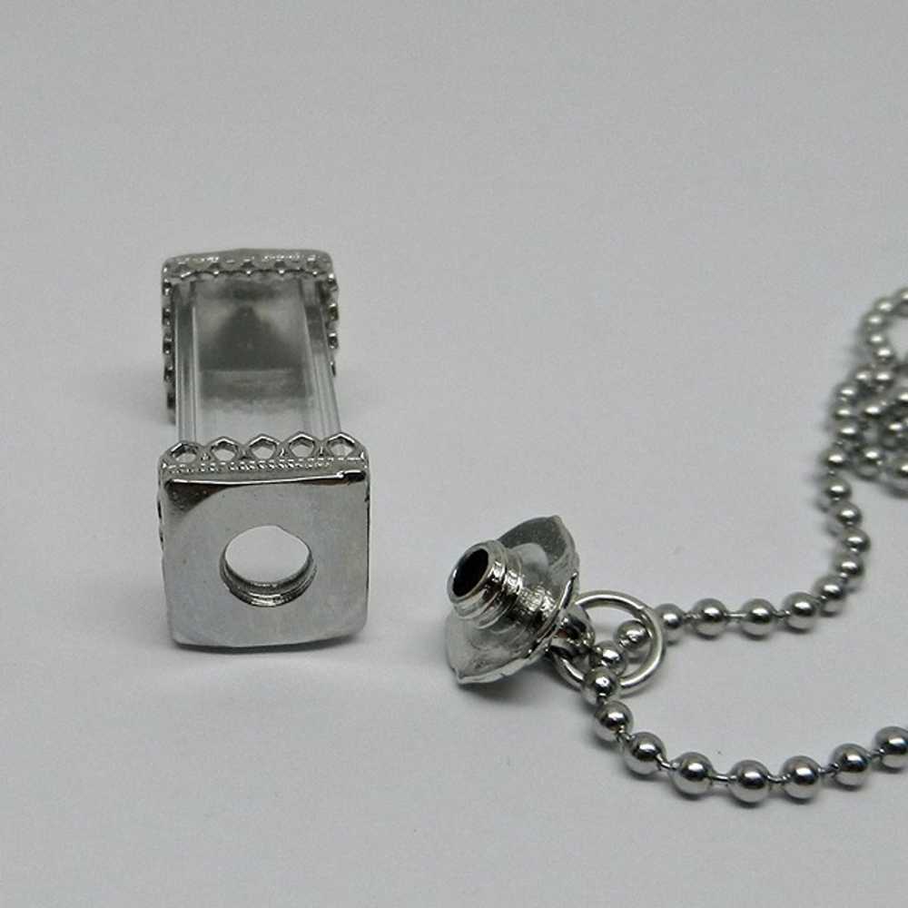 Cremation Urn Necklace Ashes Holder Clear Vessel … - image 8