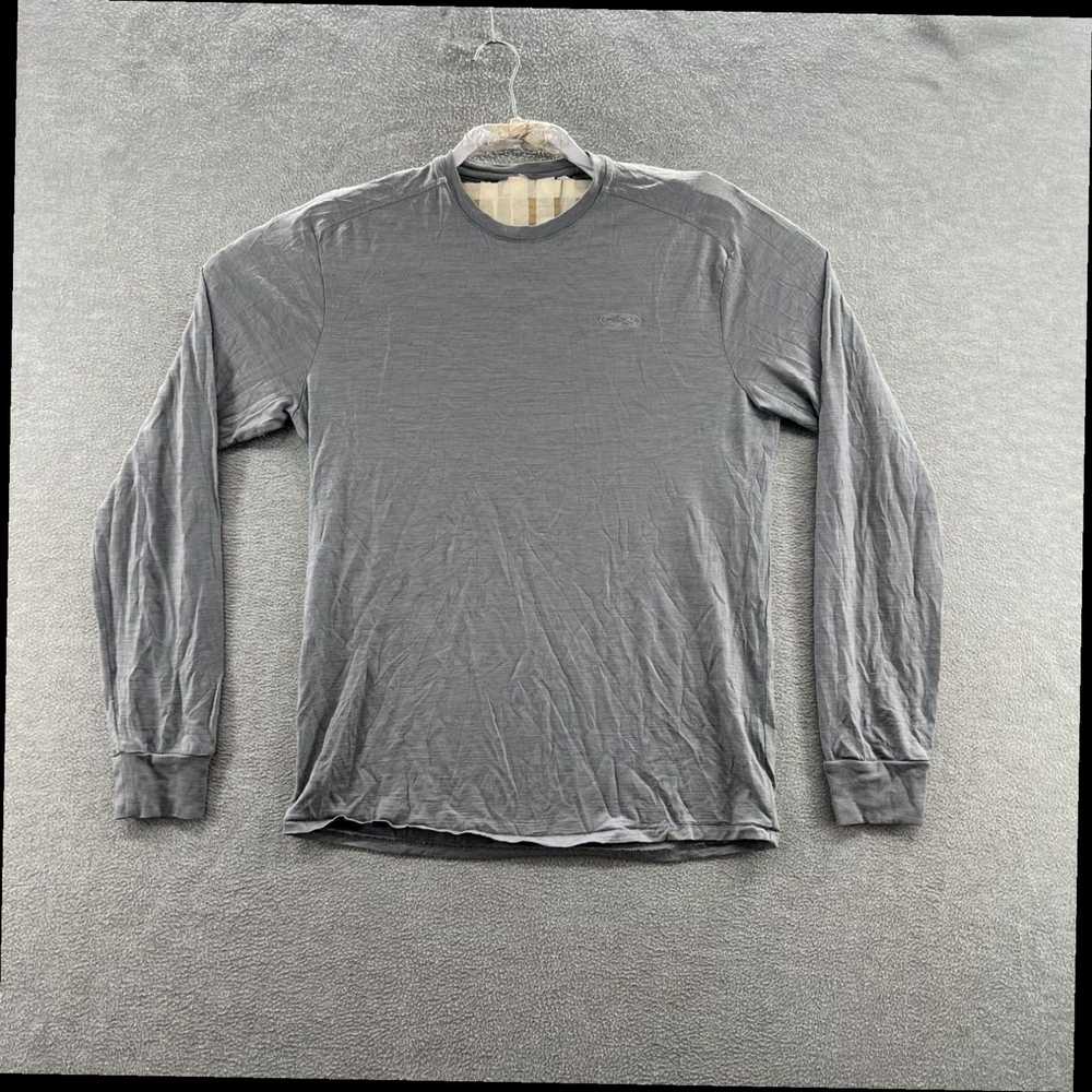 Vintage icebreaker merino Mens Size S gray cool-l… - image 1