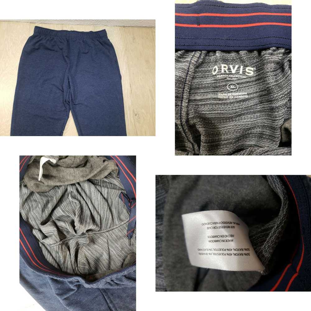 Orvis EUC - ORVIS Men’s XL Lounge Pants Blue Elas… - image 4