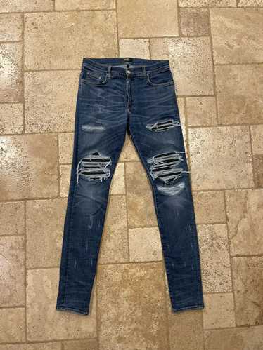 Amiri Mike Amiri OG 2016 MX1 Blue Denim Leather In