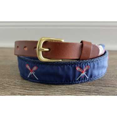 Vintage Leather Man LTD. Men 30 Navy Lacrosse Surc