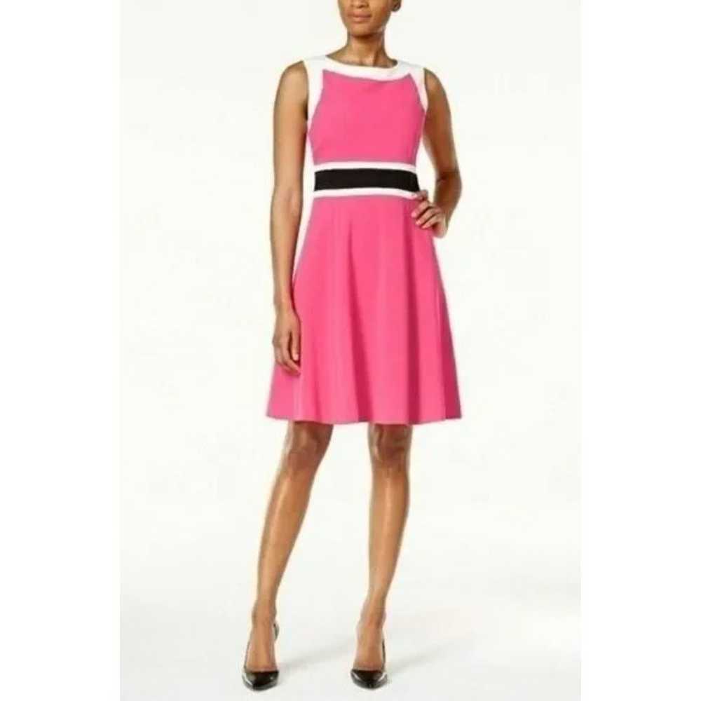 Evan Picone Evan Picone Women's 4 Fuchsia Sleevel… - image 10