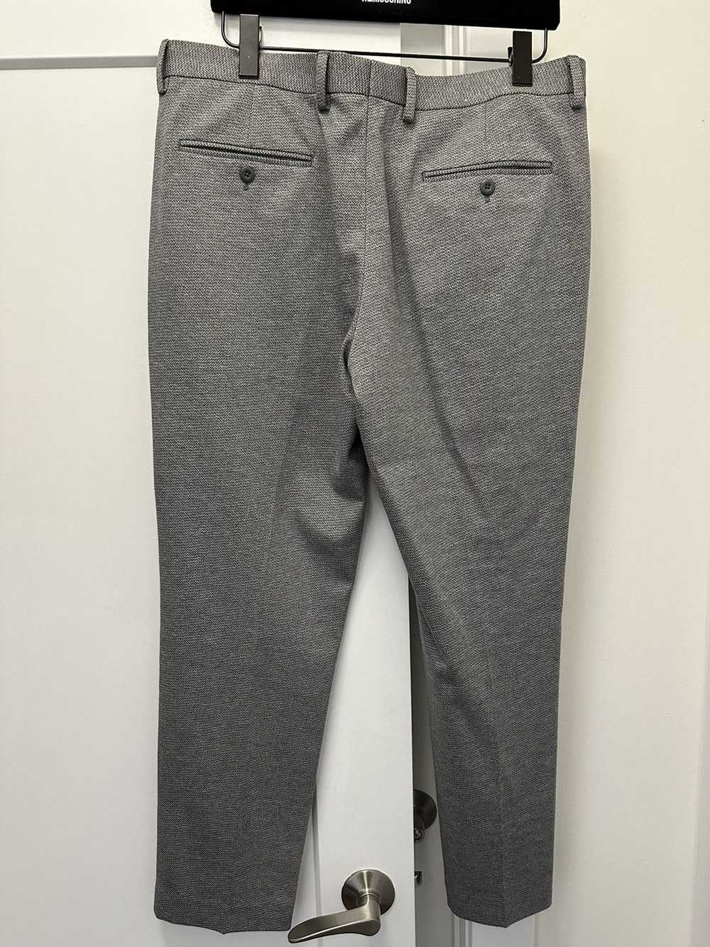 Express Express Grey Pattern Dress Pants - image 2