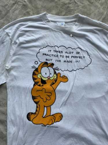 Garfield Tシャツ　ヴィンテージ　1978 Vtg 1978 Garfield Florida T Shirt Single Stitch Velva Sheen