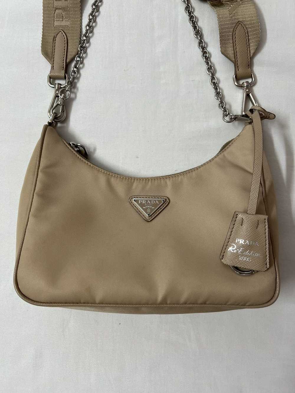 Prada Prada Reedition Re-edition 2005 Nylon Tan S… - image 3