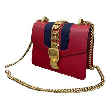 Gucci Sylvie Flap Chain leather crossbody bag - image 1