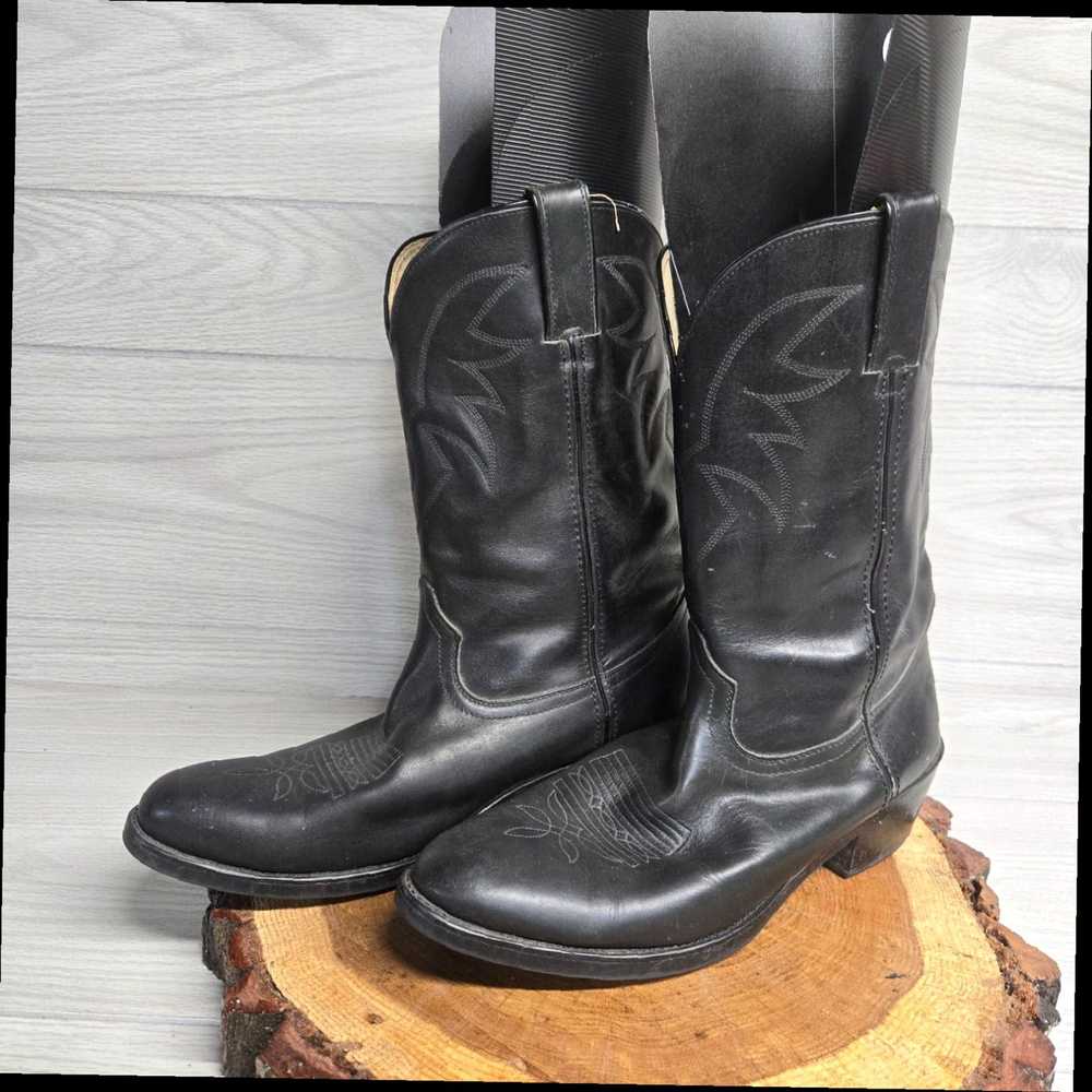 Durango Oiled Leather Western Boots with Embroide… - image 2