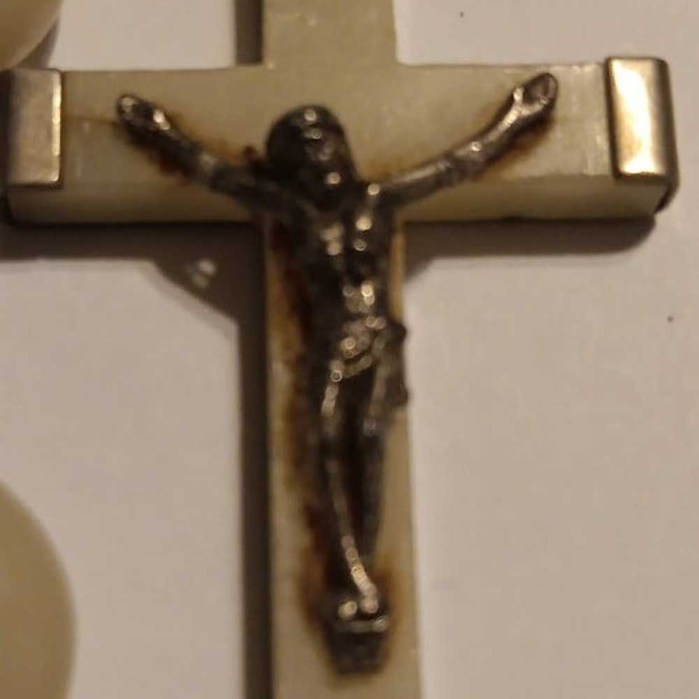 1960's Rare Vintage Sterling Rosary - image 3