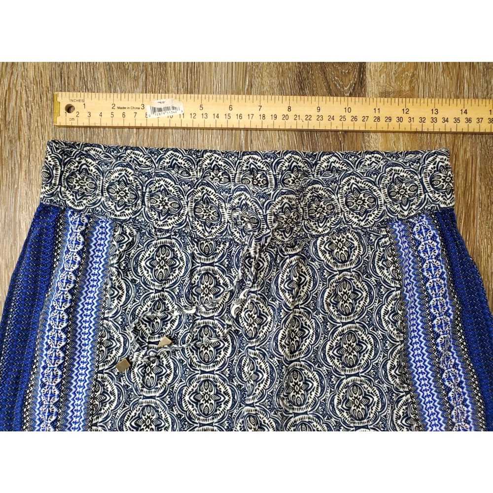 Vintage Artisan NY Women's S Blue Black Print Pal… - image 4