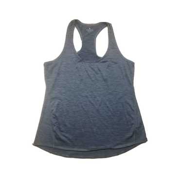 Athleta Athleta Gray Striped Tank Top L Large Yog… - image 1