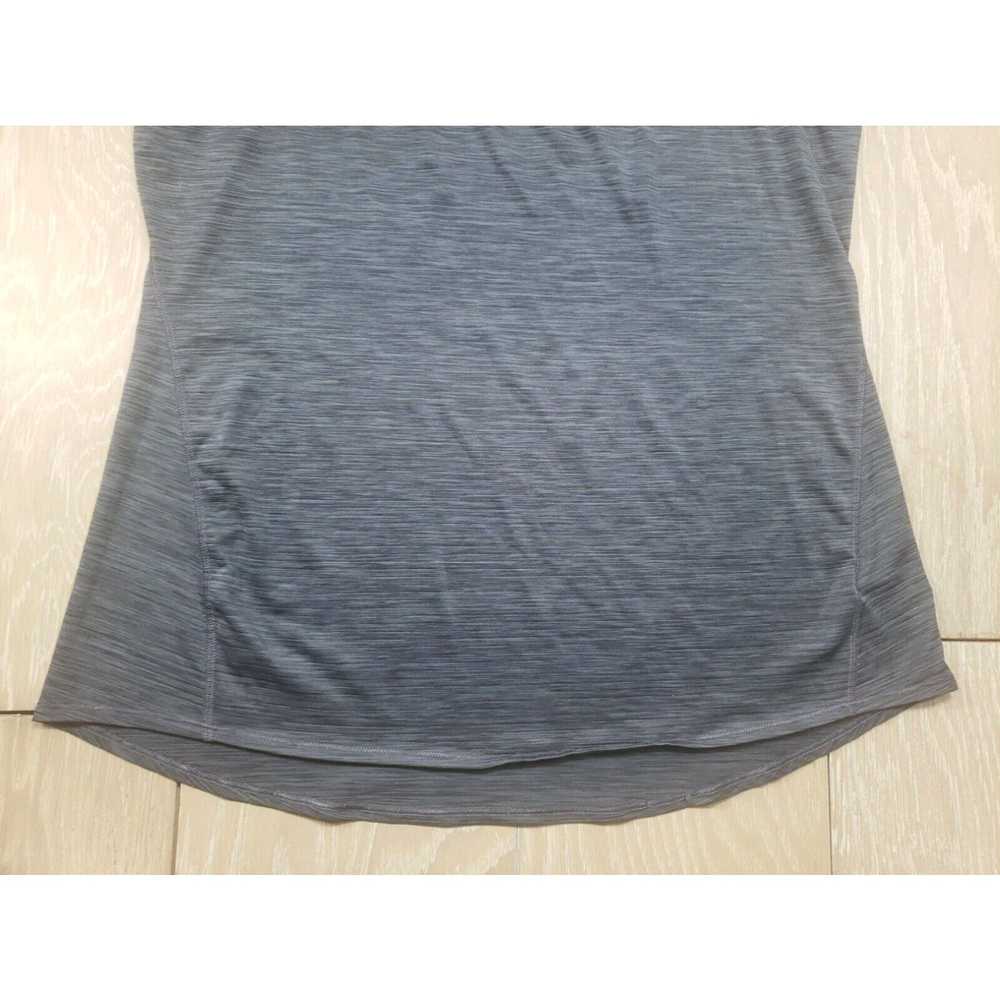 Athleta Athleta Gray Striped Tank Top L Large Yog… - image 2