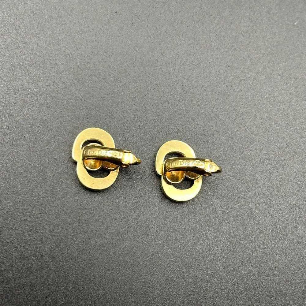 Excellent condition Dior earrings with CD logo an… - image 10