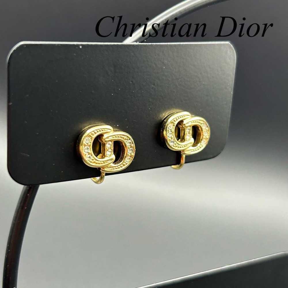 Excellent condition Dior earrings with CD logo an… - image 1