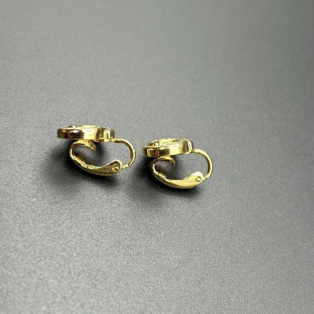 Excellent condition Dior earrings with CD logo an… - image 7