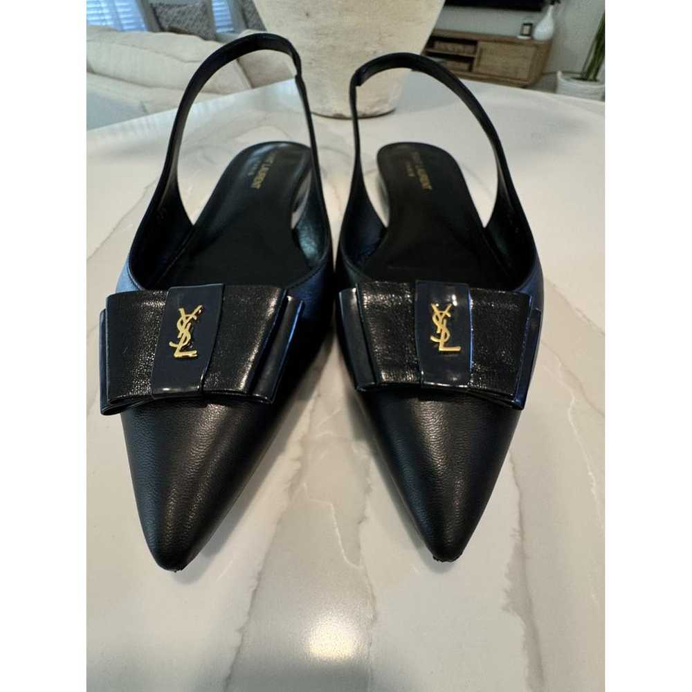 Saint Laurent Leather flats - image 3