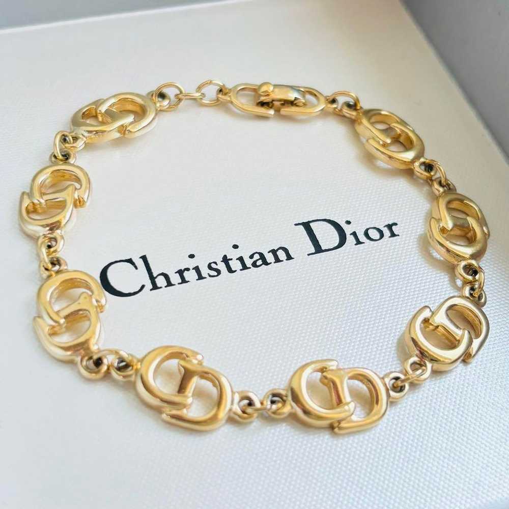 Excellent condition Dior bracelet with CD logo, g… - image 2