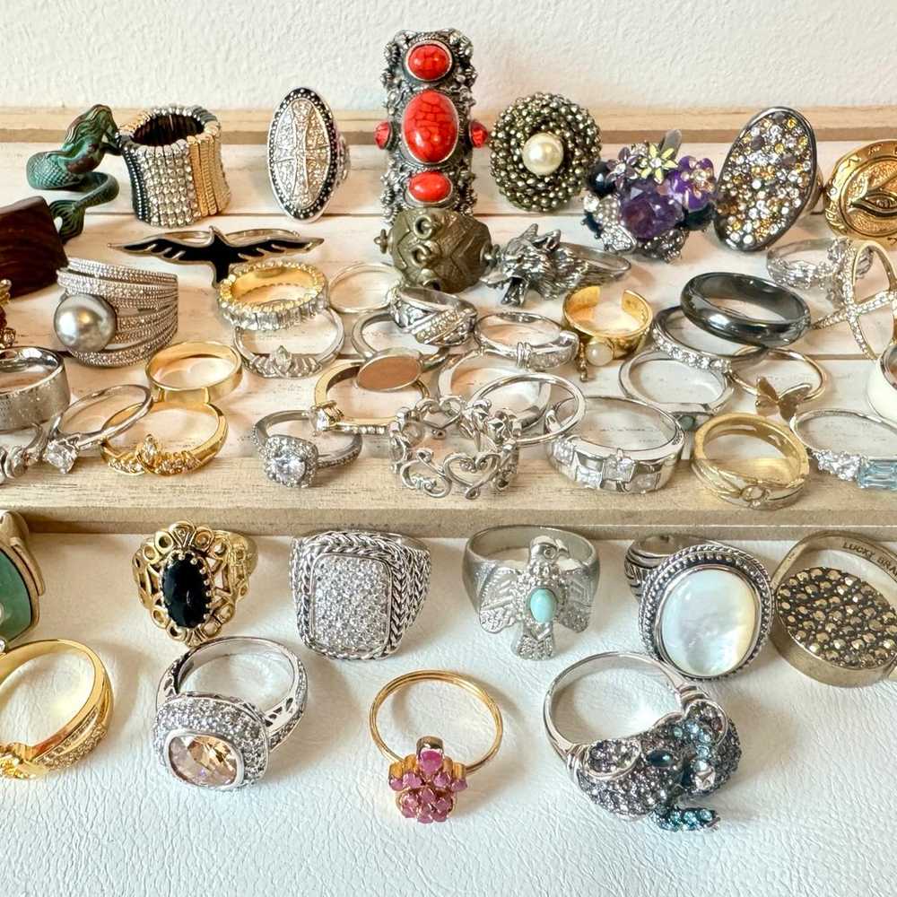 Mixed Variety 50 Piece Ring Collection - image 1