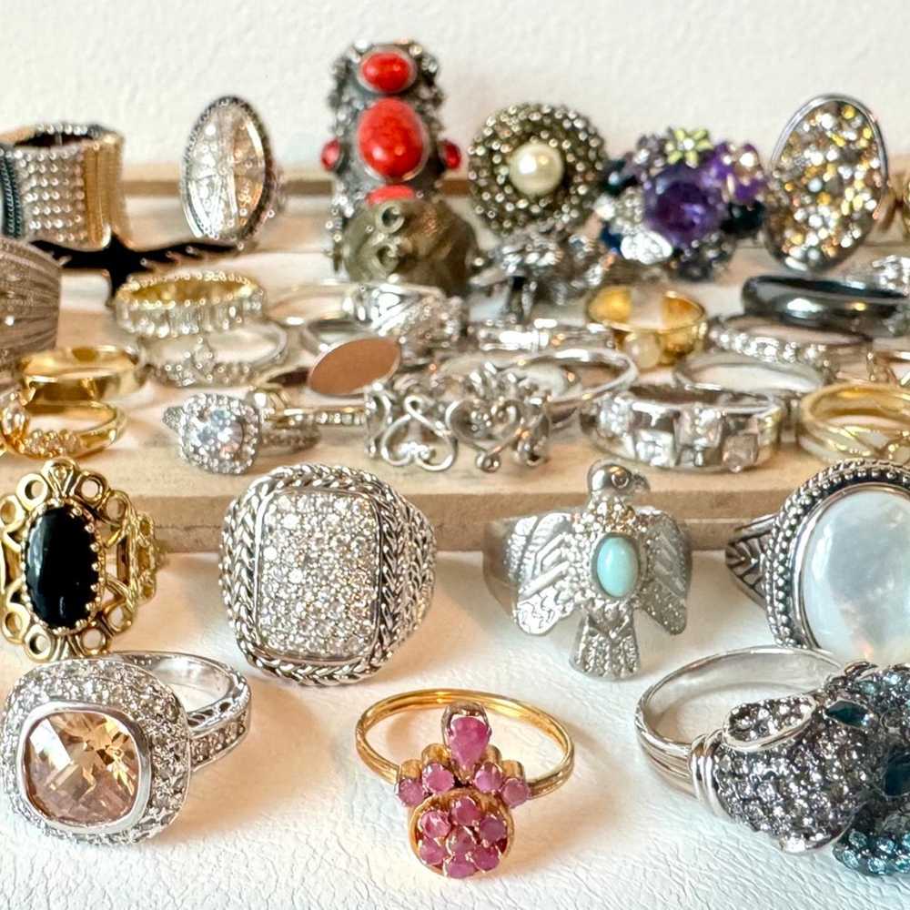 Mixed Variety 50 Piece Ring Collection - image 2