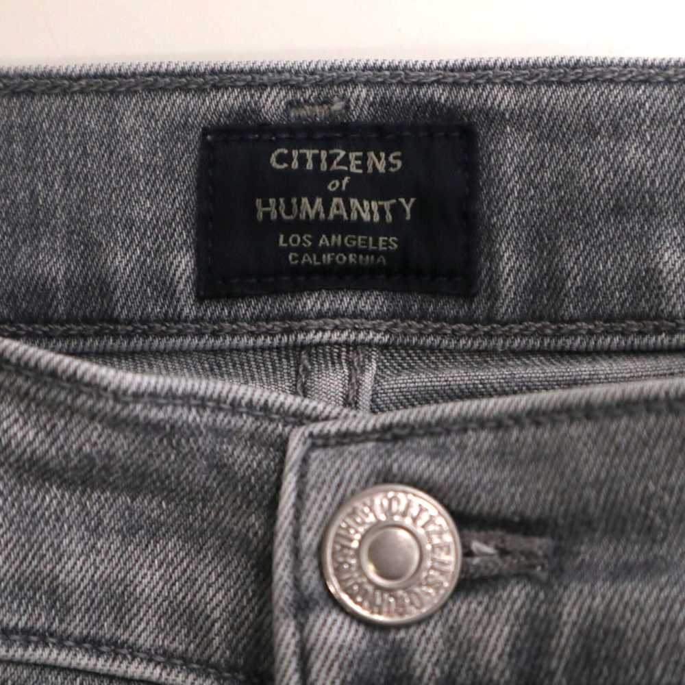 Citizens Of Humanity Women's Dark Gray Distressed… - image 4