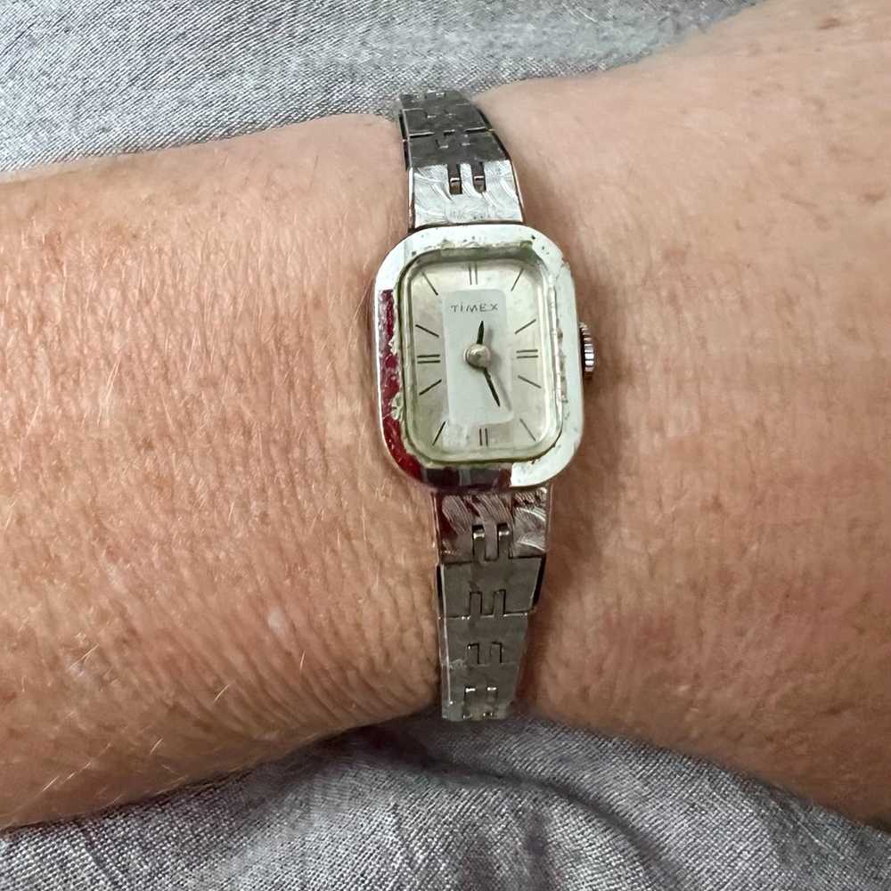 Vintage Timex Gold Tone Women’s Manual Wind Watch… - image 3